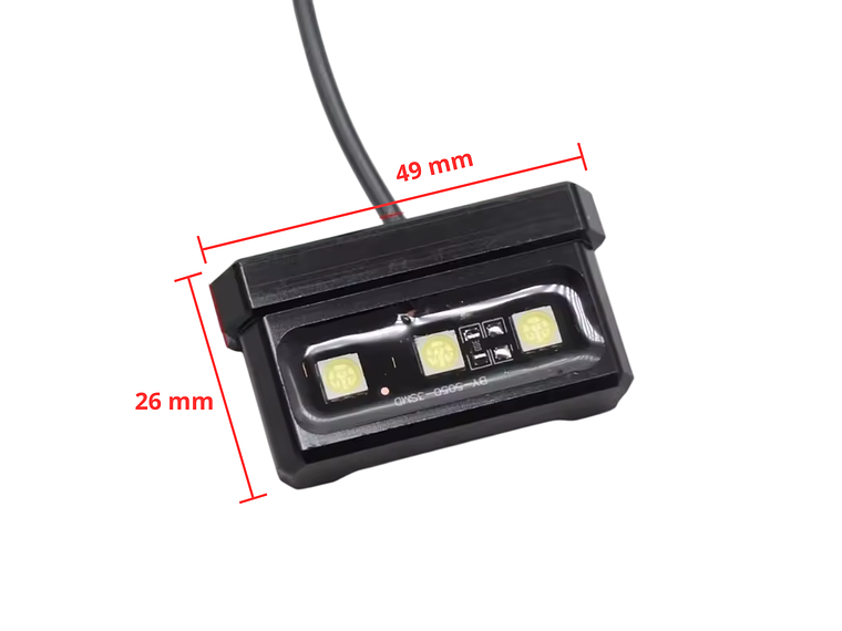 Luz de Matrícula para Mota LED  2