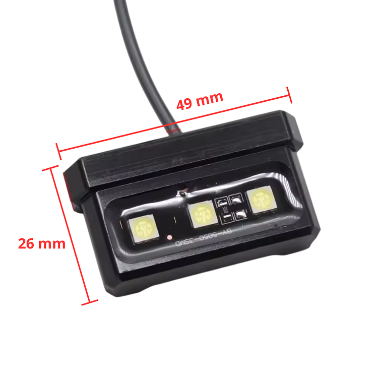 Luz de Matrícula para Mota LED  2