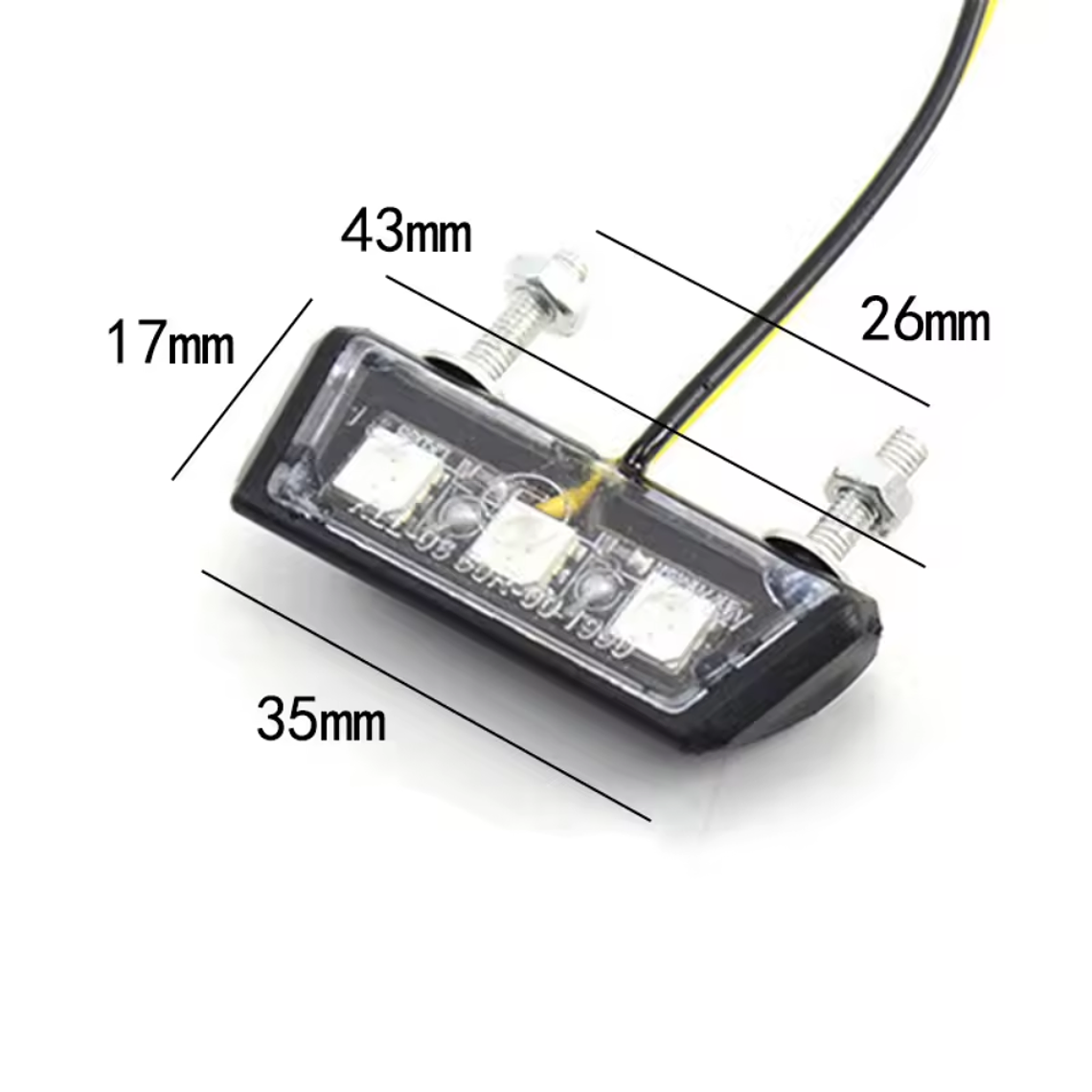 Luz de Matrícula para Mota LED  3