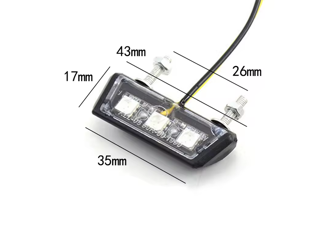 Luz de Matrícula para Mota LED  3