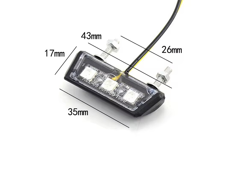 Luz de Matrícula para Mota LED  3