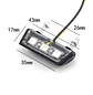 Luz de Matrícula para Mota LED  - vignette 3