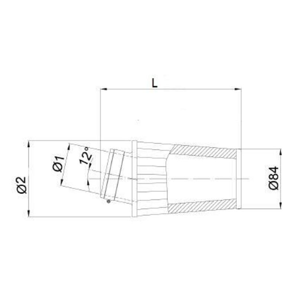 Filtro ar BMC universal cónico Ø65mm x 128mm 1