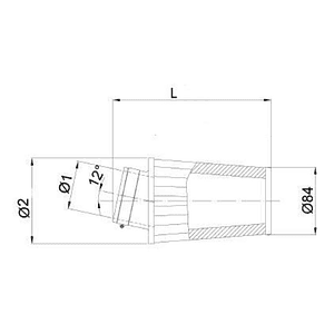 Filtro ar BMC universal cónico Ø65mm x 128mm