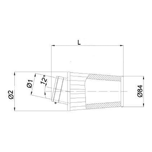 Filtro ar BMC universal cónico Ø65mm x 128mm
