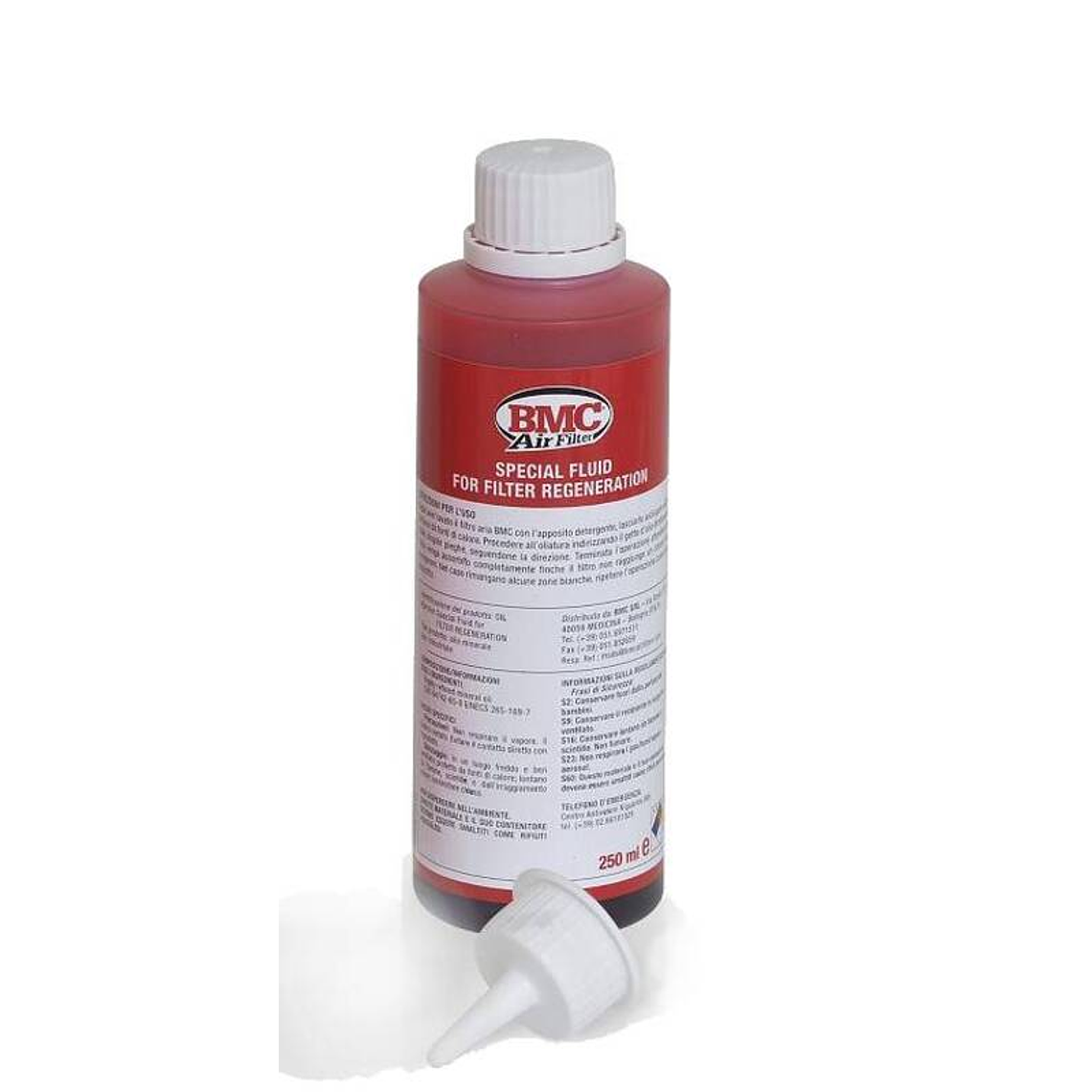 Lubrificante para filtro ar BMC garrafa de 250ml 1