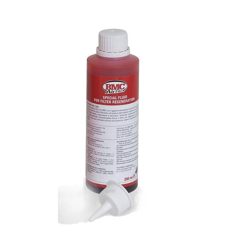 Lubrificante para filtro ar BMC garrafa de 250ml 1