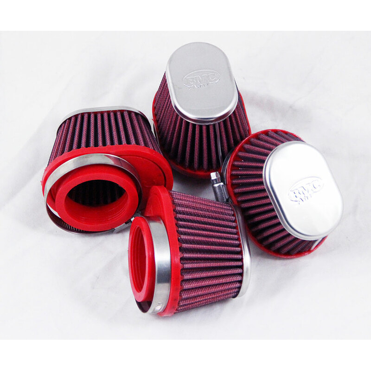 Filtro ar BMC TapeVermelho CenteVermelho Ø55mm - FBPF55-70C 1