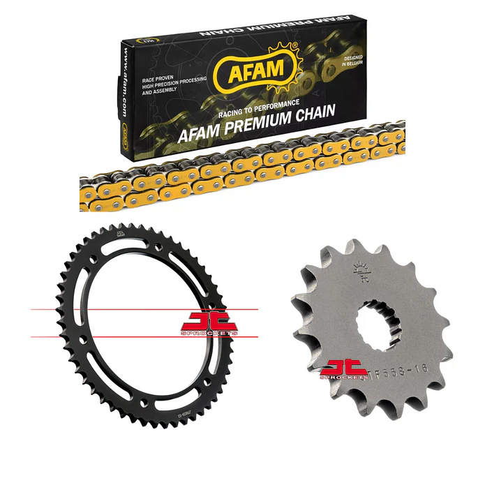 Kit Transmissão Yamaha DTR 125 Dourado 1