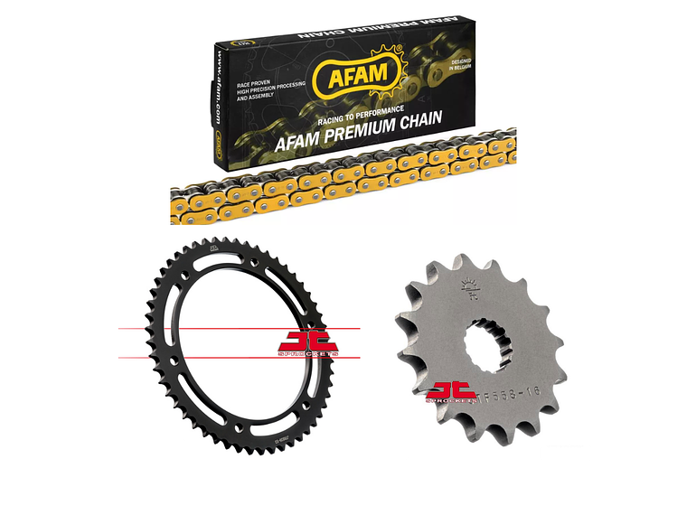 Kit Transmissão Yamaha DTR 125 Dourado 1