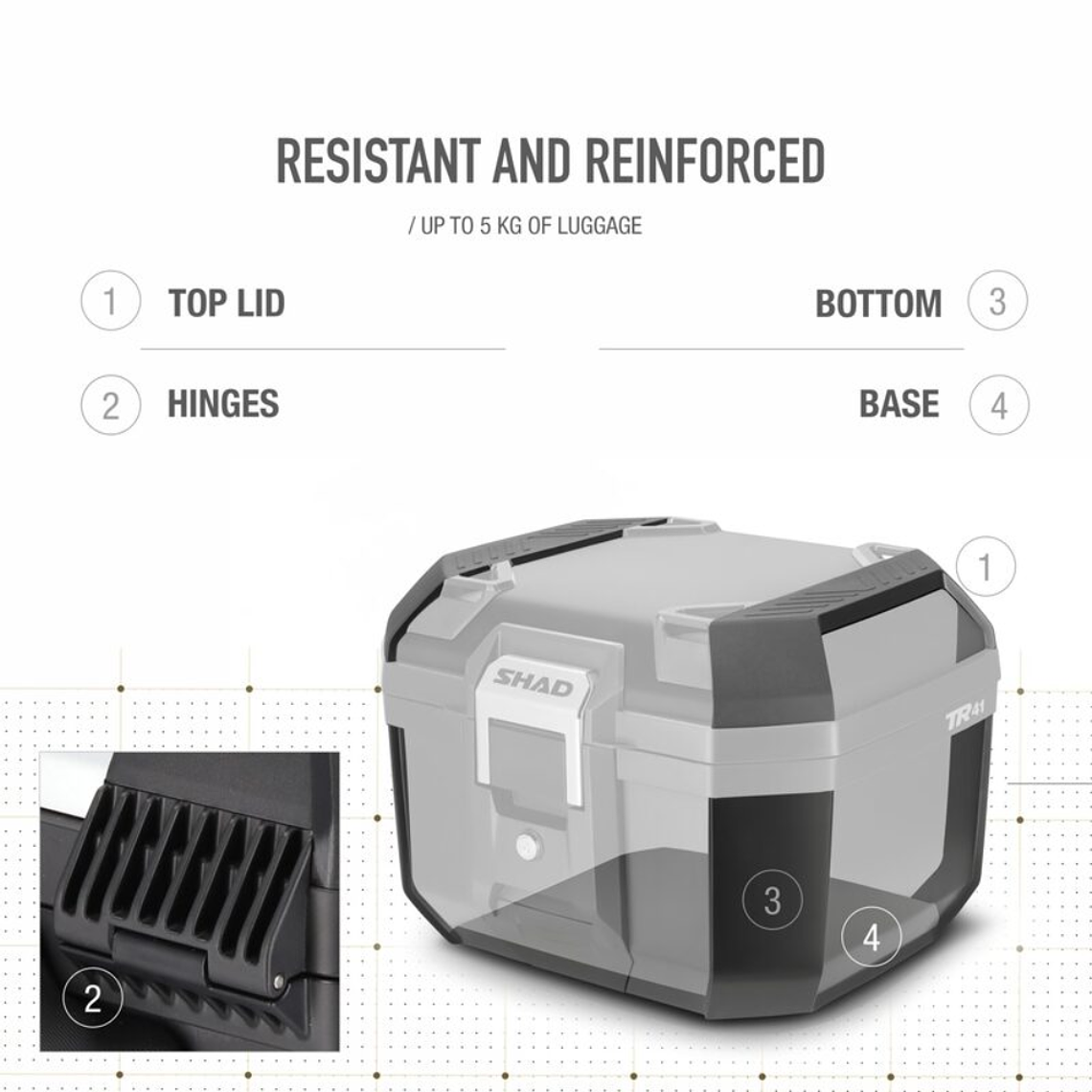 Top Case SHAD Terra TR41 (Preto)  2