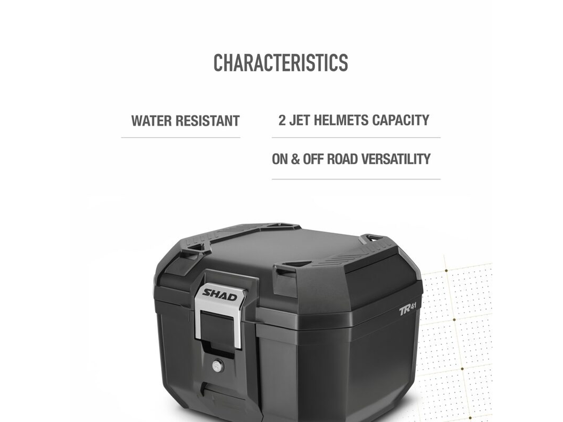 Top Case SHAD Terra TR41 (Preto)  3