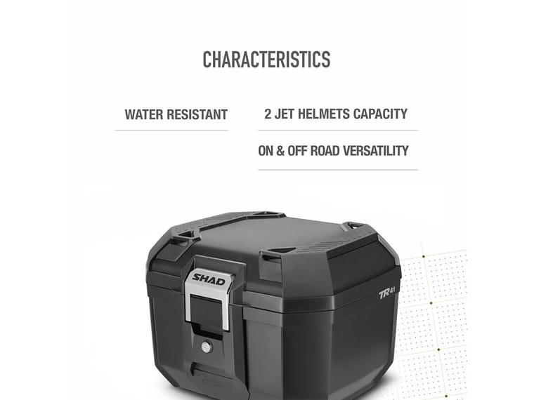 Top Case SHAD Terra TR41 (Preto)  3