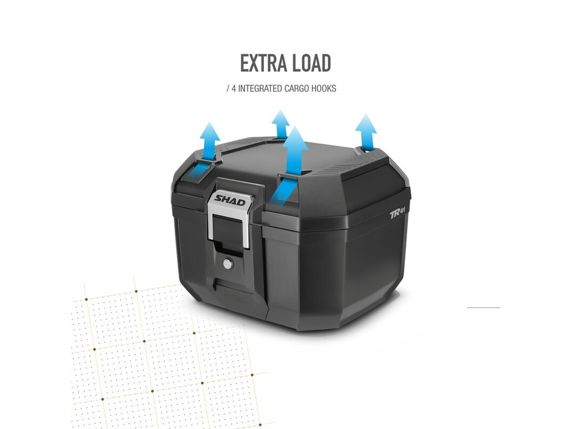 Top Case SHAD Terra TR41 (Preto)  4