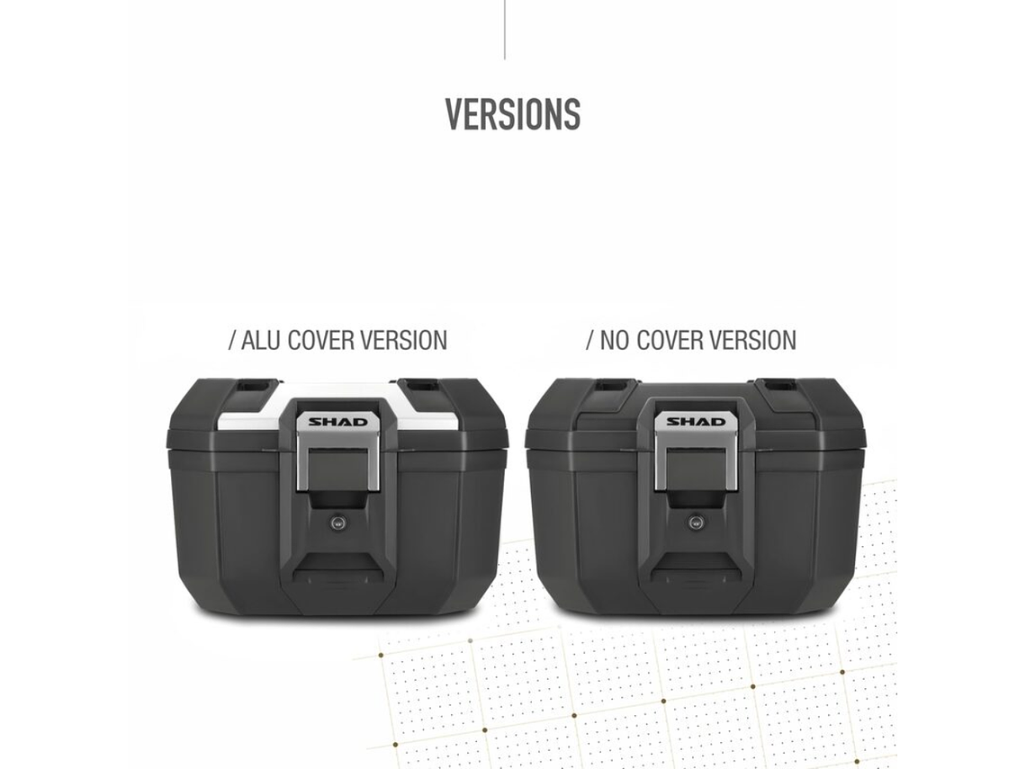 Top Case SHAD Terra TR41 (Preto/Alumínio)  4