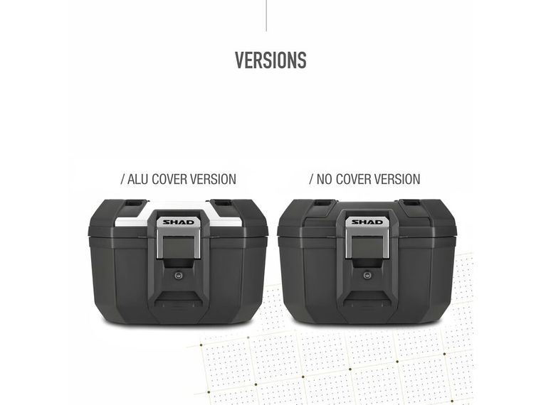 Top Case SHAD Terra TR41 (Preto/Alumínio)  4