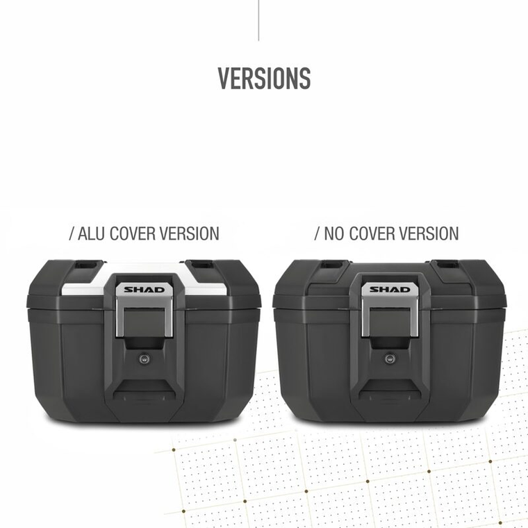 Top Case SHAD Terra TR41 (Preto/Alumínio)  4
