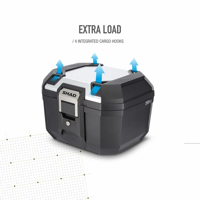 Top Case SHAD Terra TR41 (Preto/Alumínio)  5