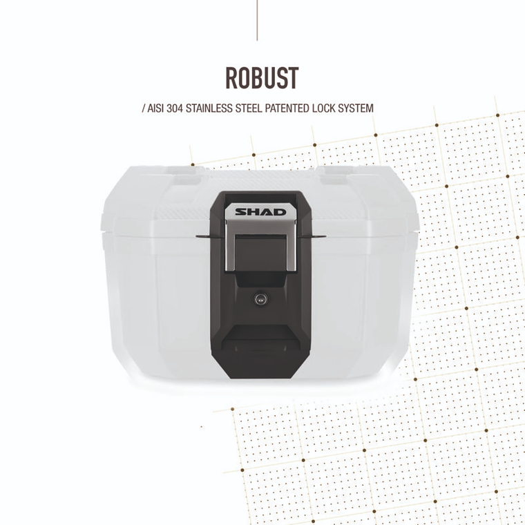 Top Case SHAD Terra TR41 (Preto/Alumínio)  6