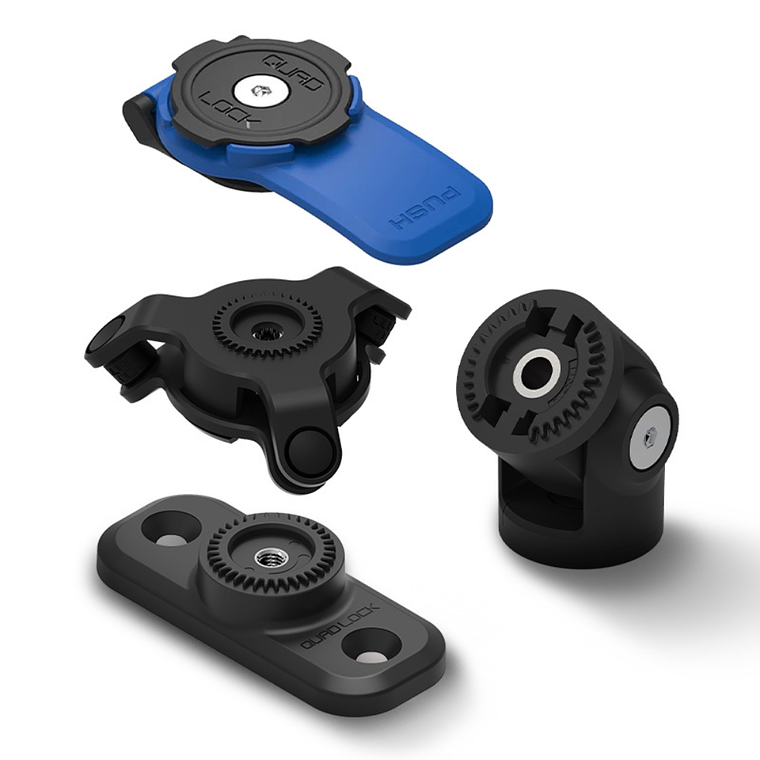 Kit Suporte Telemóvel p/ Scooter Quad Lock  1