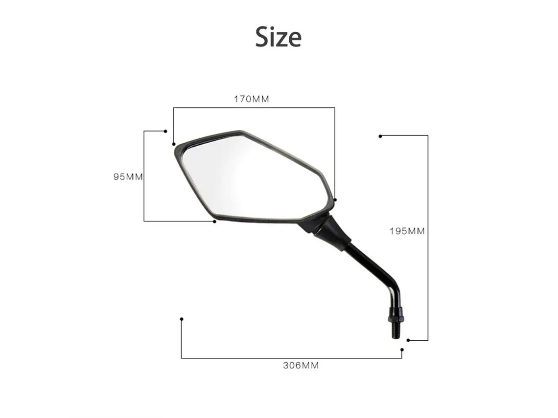 Espelhos Universais para Mota M8  3