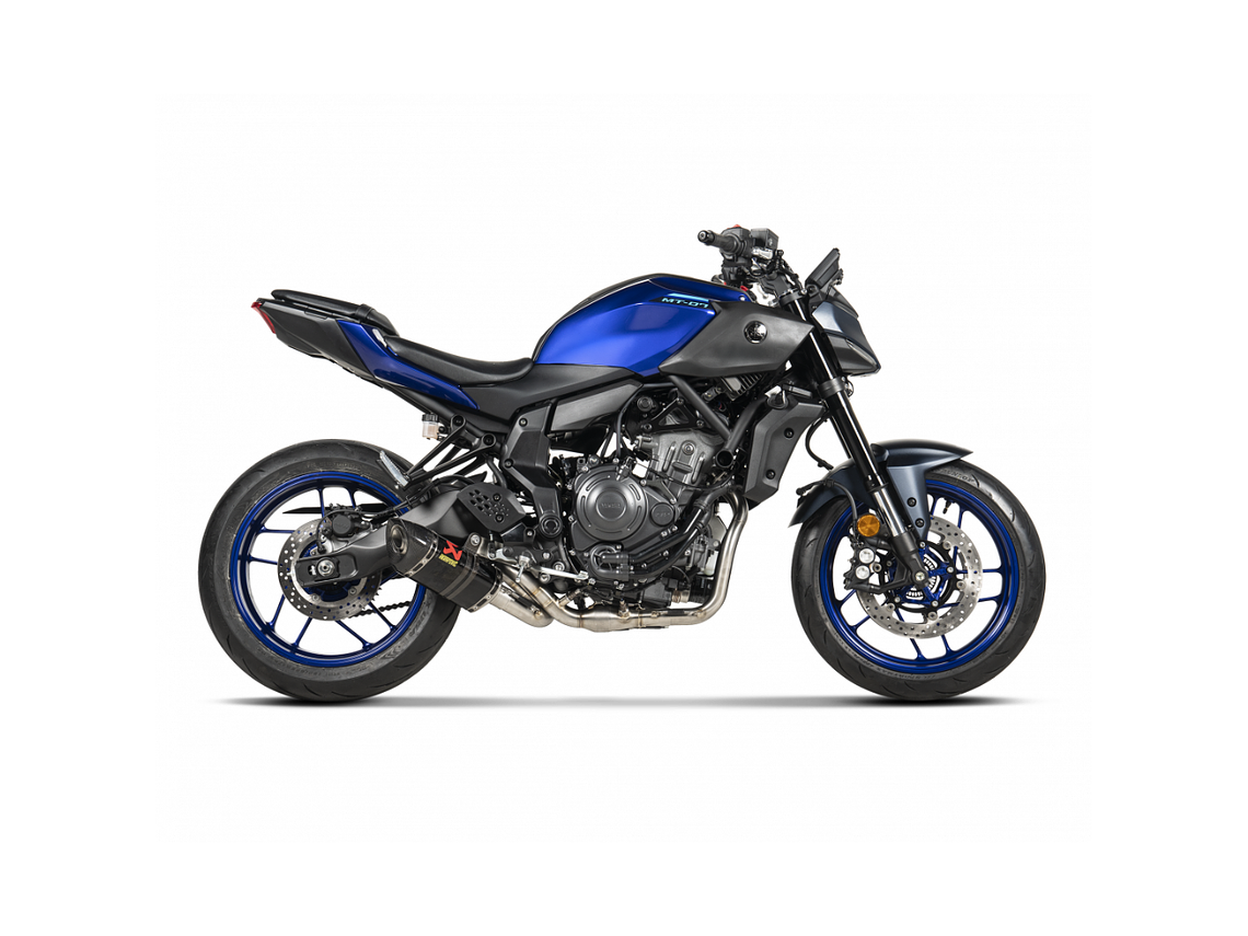 Escape Completo Akrapovic Racing Carbono Yamaha MT 07 / Tracer 7 / 700 / GT / XSR 700  2