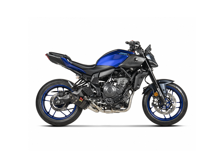 Escape Completo Akrapovic Racing Carbono Yamaha MT 07 / Tracer 7 / 700 / GT / XSR 700  2