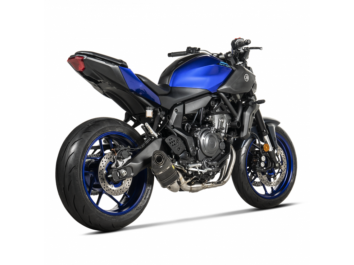 Escape Completo Akrapovic Racing Carbono Yamaha MT 07 / Tracer 7 / 700 / GT / XSR 700  4