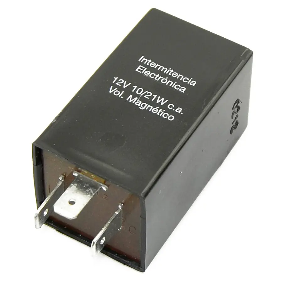 Relé de piscas V PARTS CA 12V 1021W 3 terminais 1