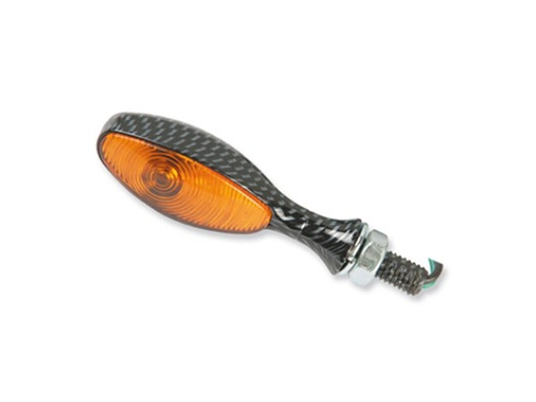 Pisca oval carbono. Cristal afumado 21W 1