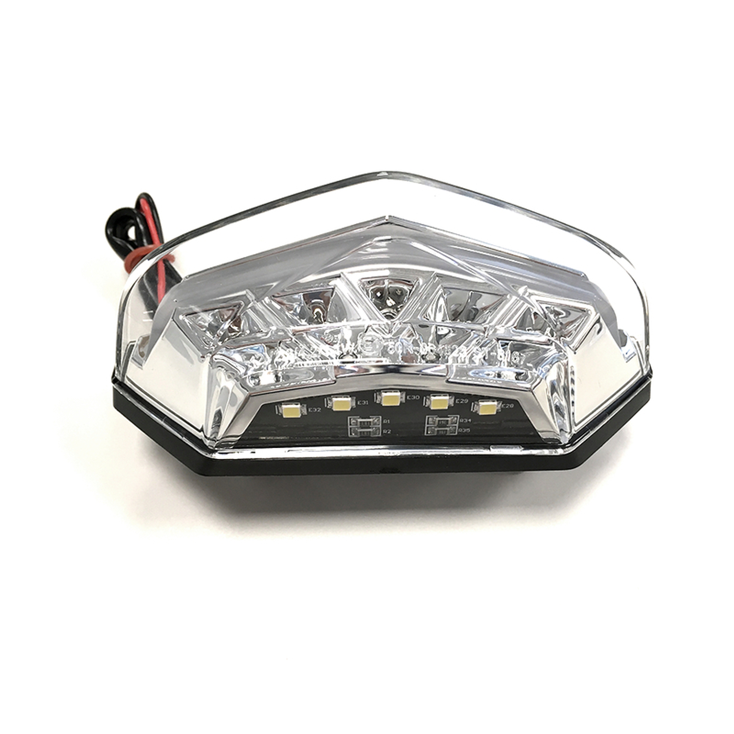 Luz Traseira + piscas LED V Parts 12V2.3/4.2/1.1W 115x40mm