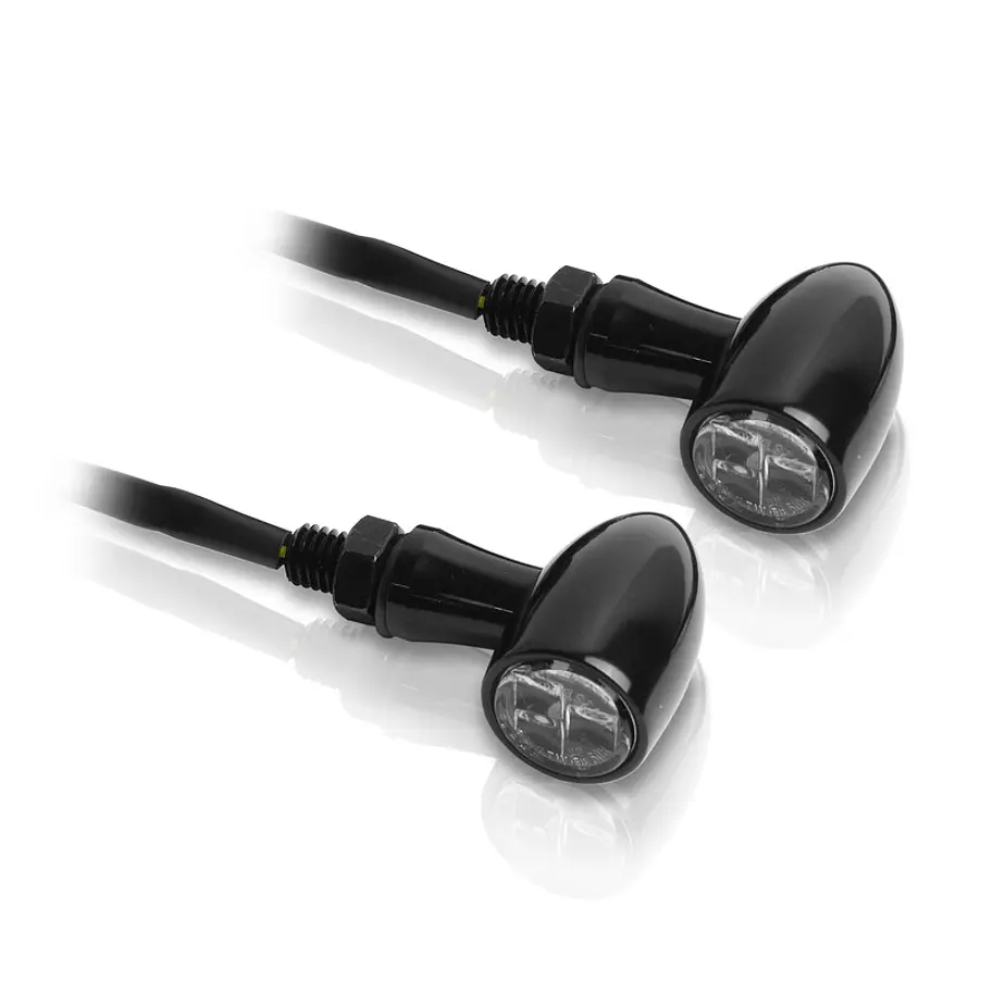 Conjunto de Piscas Alumínio LED V PARTS 12V2.7W 38x22,5mm 1