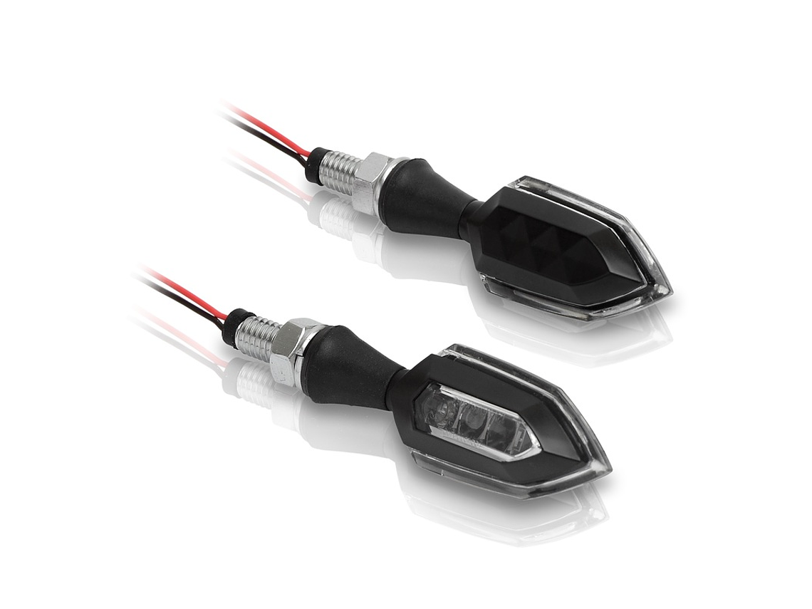 Conjunto de Piscas Zinc LED V PARTS 12V1.6W 62x23mm 1