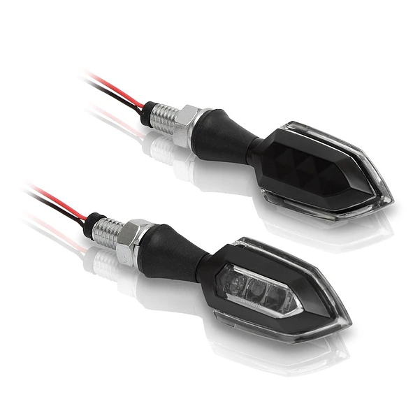 Conjunto de Piscas Zinc LED V PARTS 12V1.6W 62x23mm 1