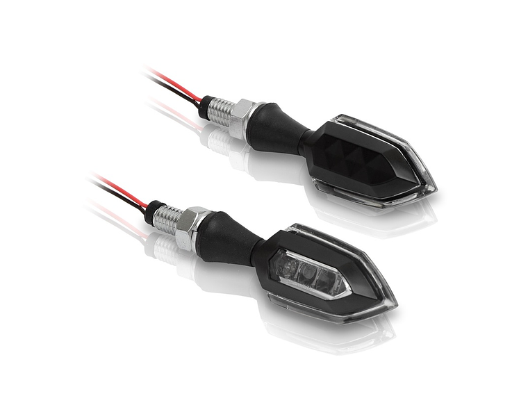 Conjunto de Piscas Zinc LED V PARTS 12V1.6W 62x23mm 1