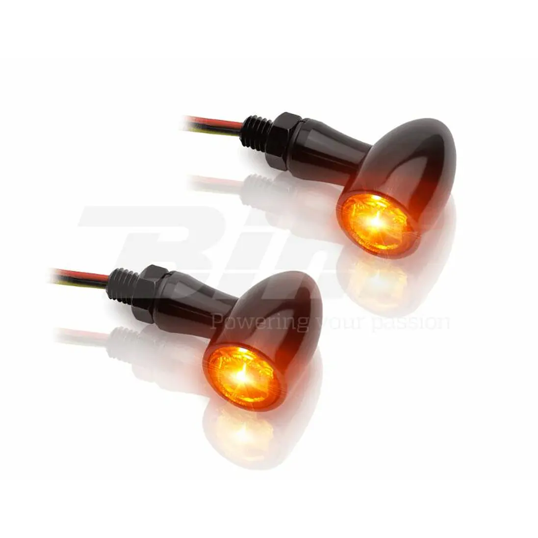 Conjunto de Piscas Traseiras+luz Traseira alu. LED V PARTS 12V2.7W 38x22,5mm 1