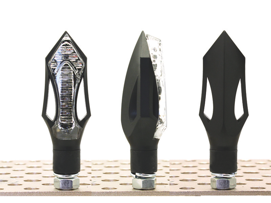 Piscas V PARTS Arrow LED preto universal 1