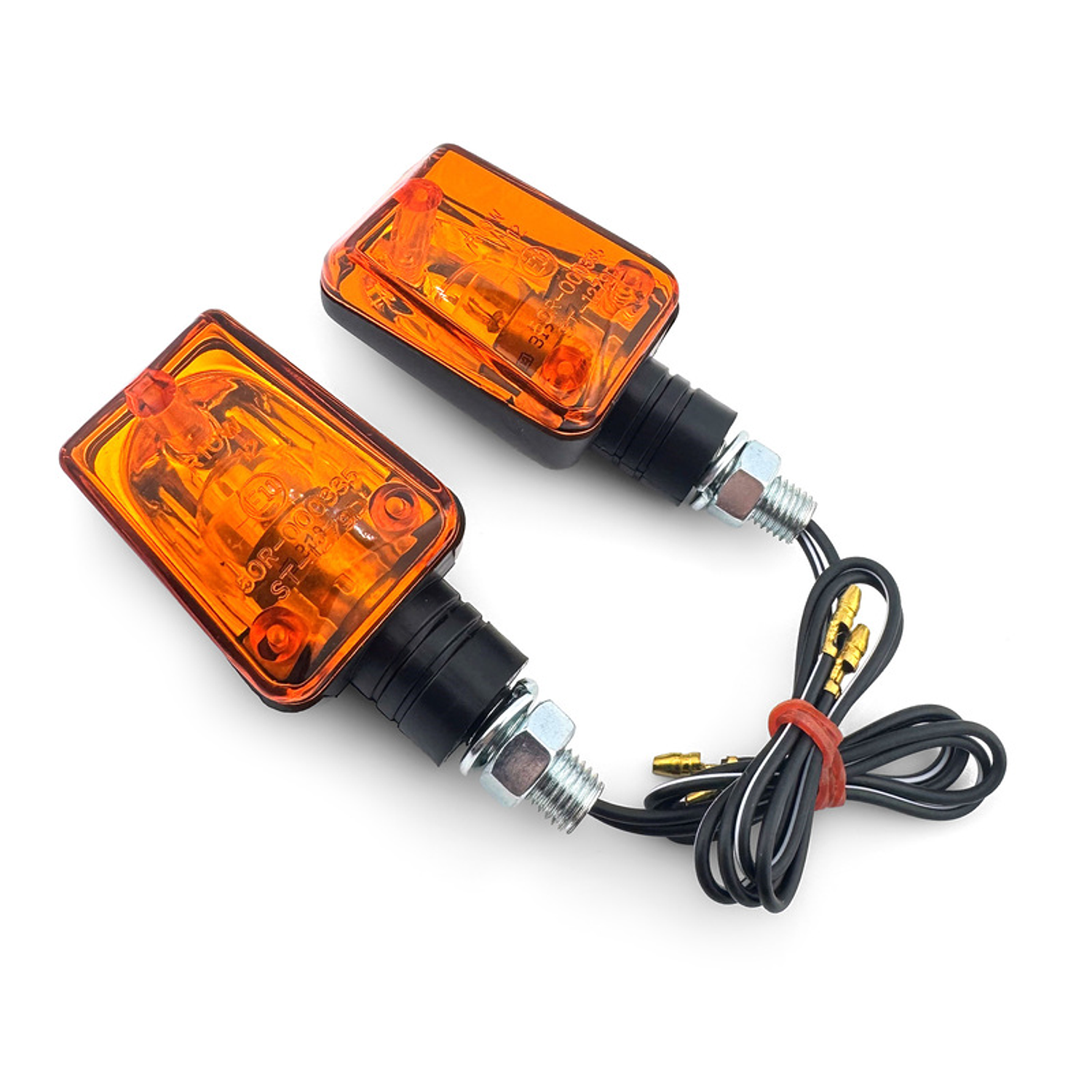 Pisca preto-Curto-âmbar