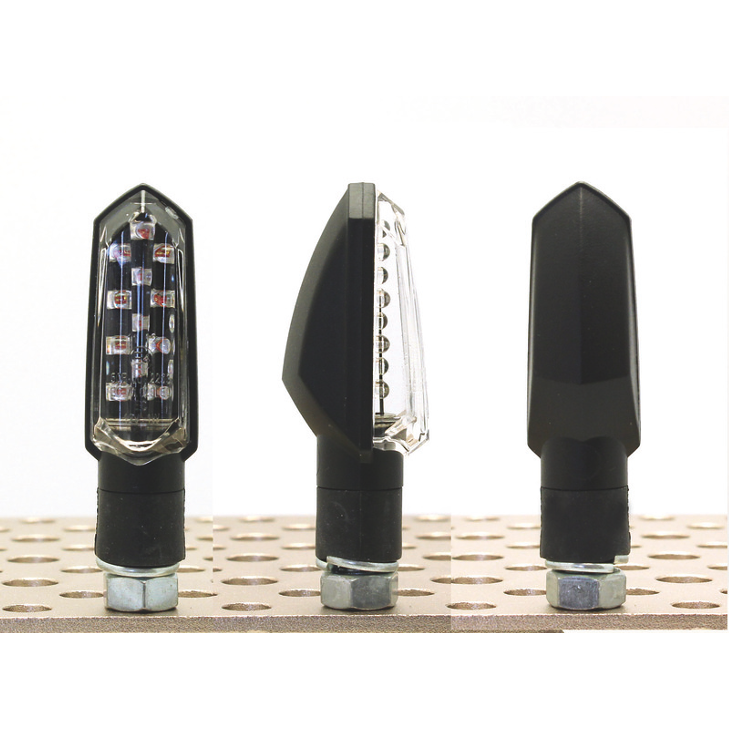 Piscas V PARTS Bud LED preto universal