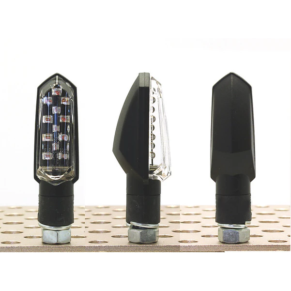 Piscas V PARTS Bud LED preto universal 1
