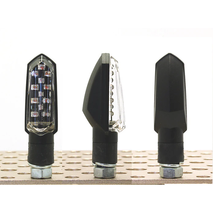 Piscas V PARTS Bud LED preto universal 1