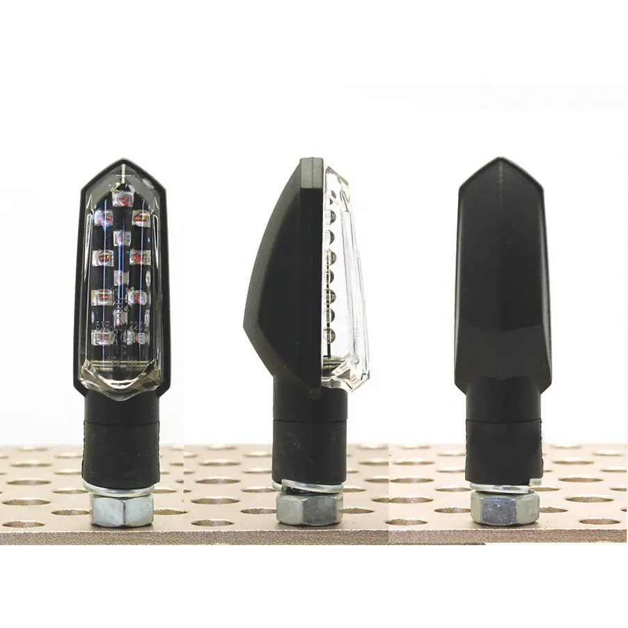 Piscas V PARTS Bud LED preto universal 1
