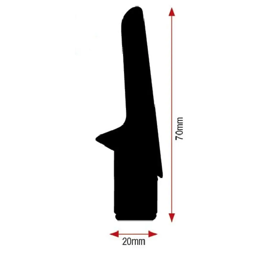 Piscas V PARTS Hook LED preto universal 1