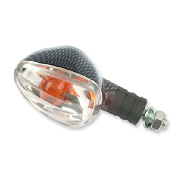 Conjunto de Piscas Universais V PARTS Braço Curto, carbono. Cristal transparemte 1