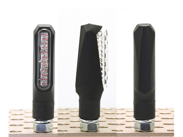 Piscas V PARTS Line LED preto universal 1