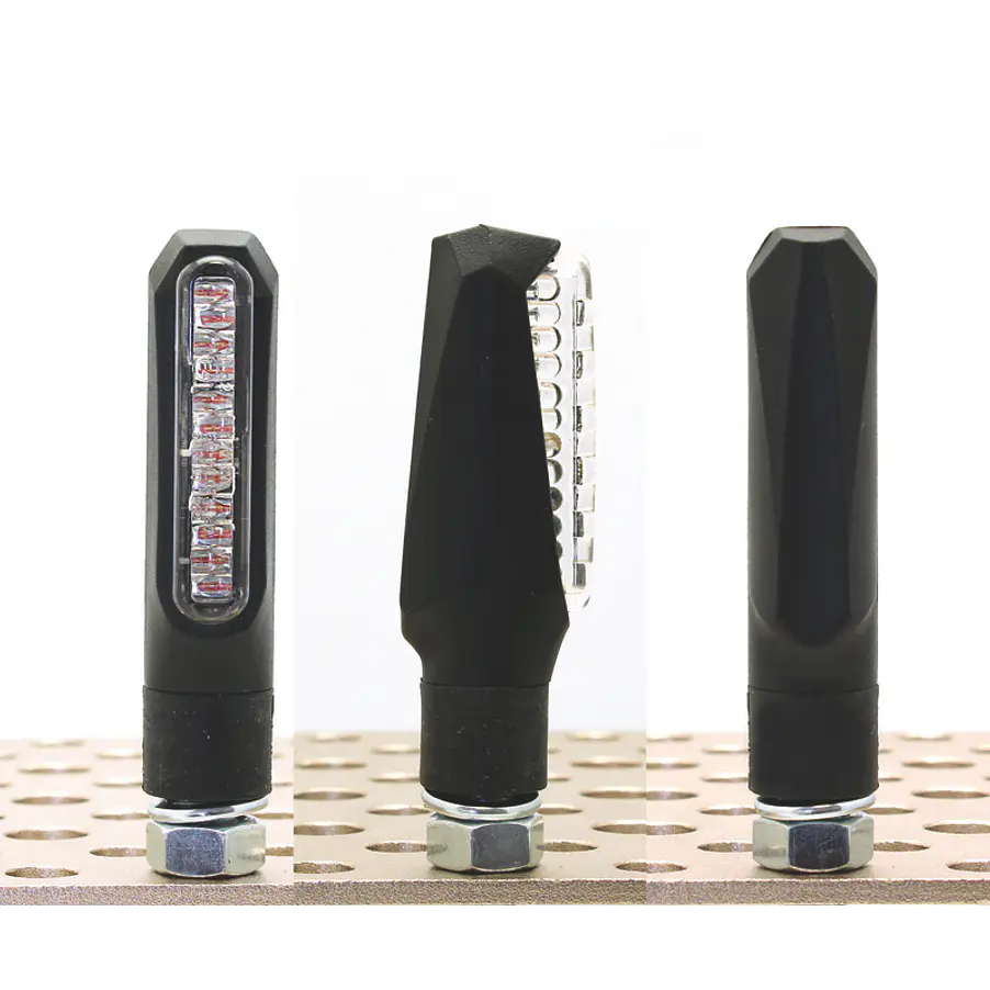 Piscas V PARTS Line LED preto universal 1
