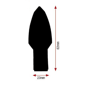 Piscas V PARTS Spear LED preto universal