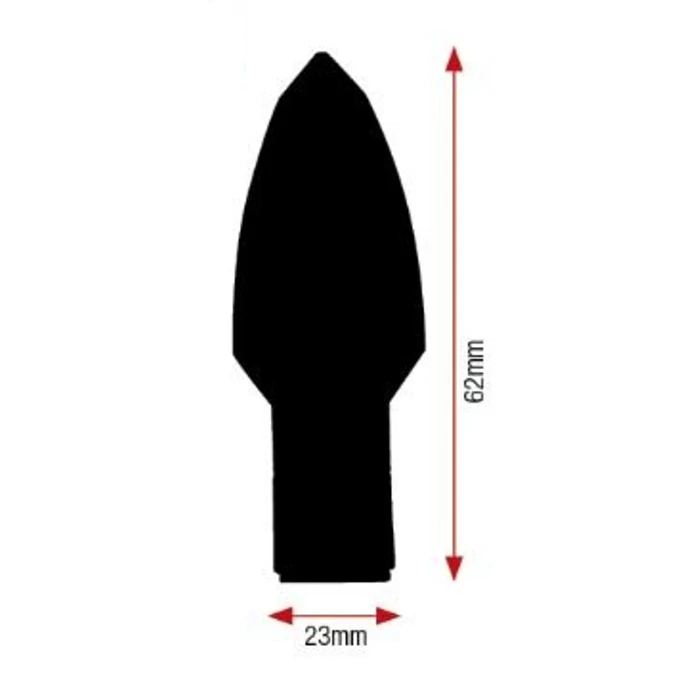 Piscas V PARTS Spear LED preto universal 1