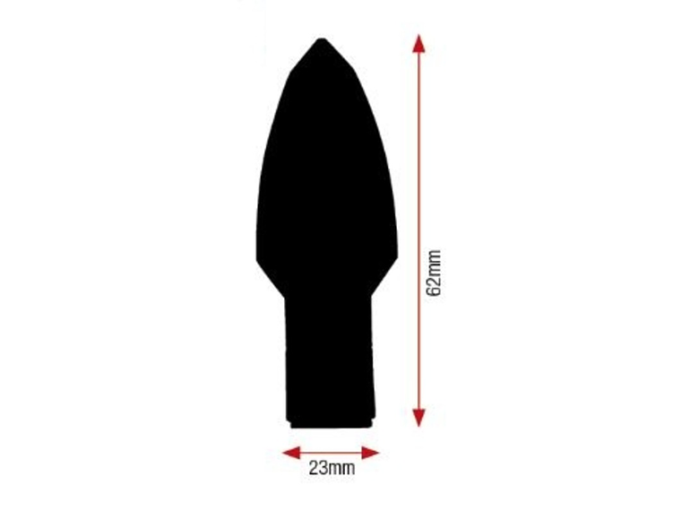 Piscas V PARTS Spear LED preto universal 1