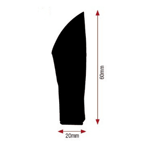 Piscas V PARTS Spike LED preto universal